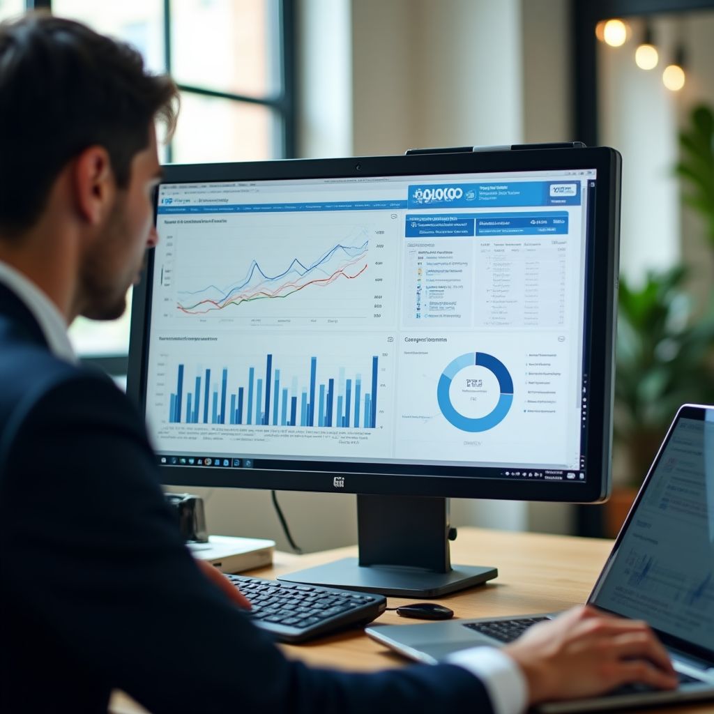 Cash flow management visualization
