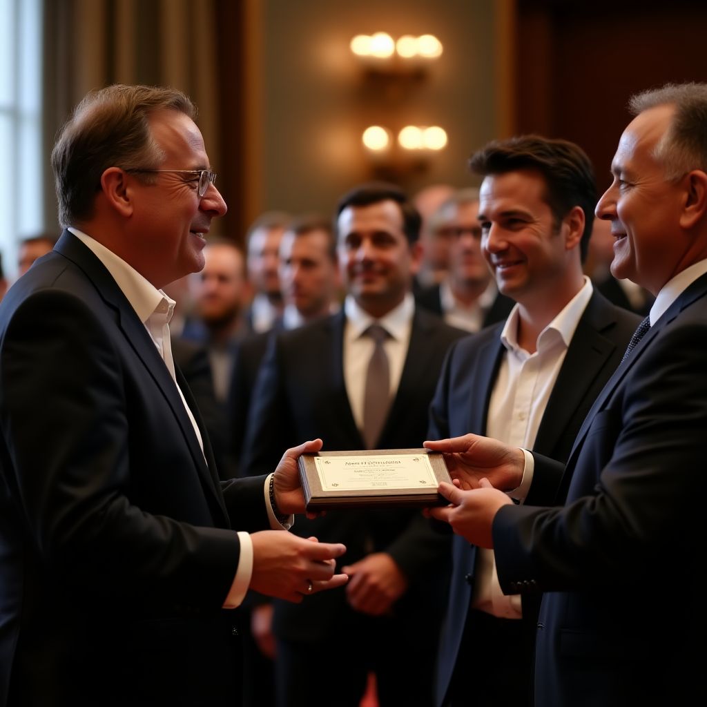Industry recognition award
