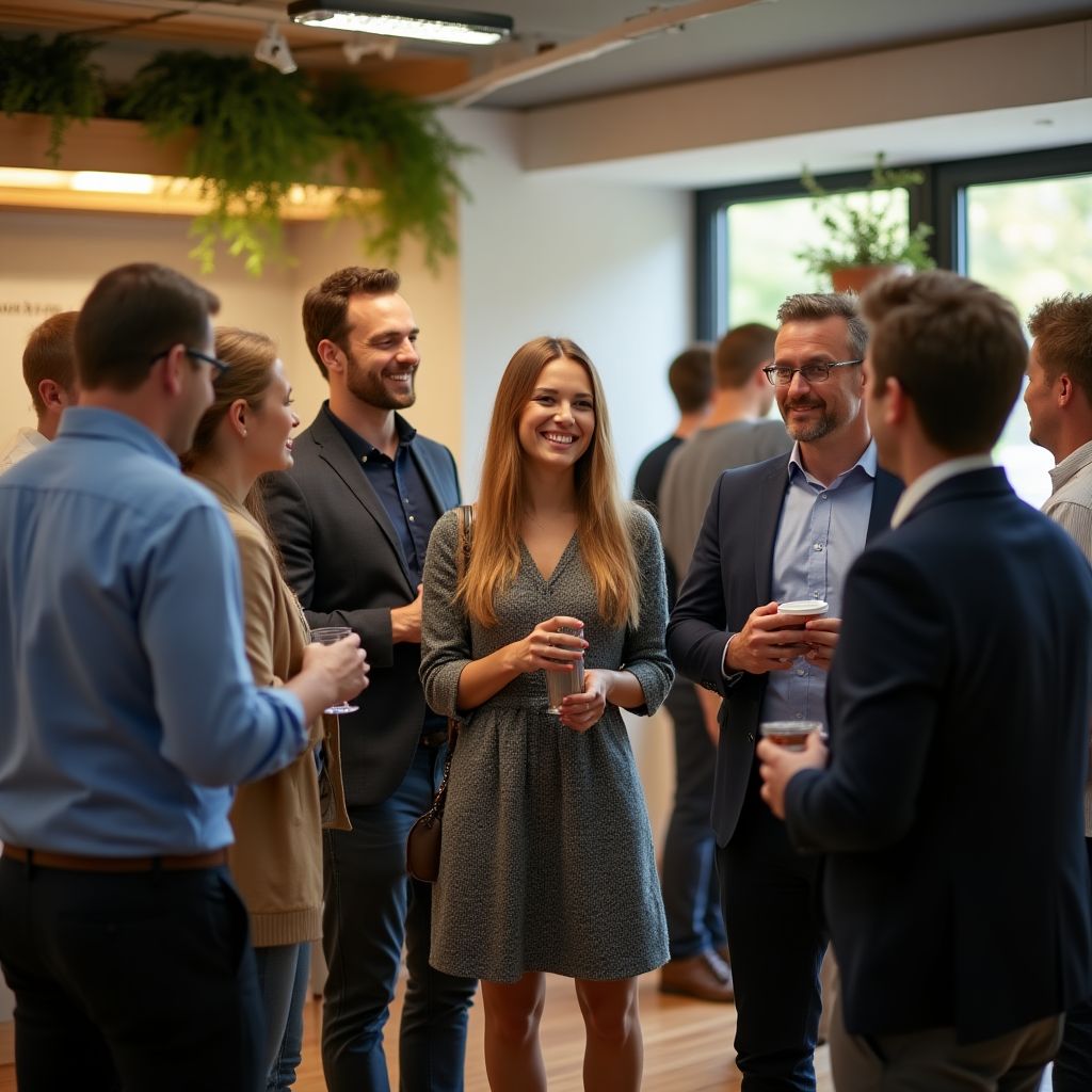 Business networking event